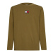 Tommy Jeans T-Shirt - TJM LS TOMMY BADGE TEE green