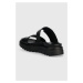 Kožené pantofle Geox D XAND 2.1S dámské, černá barva, D35SZC 00043 C9999