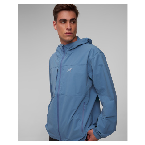 Modrá Pánská Softshellová Bunda Arcteryx Gamma Lt Hoody