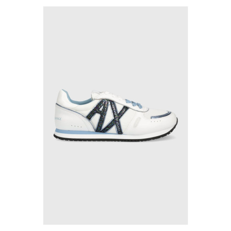Sneakers boty Armani Exchange bílá barva | Modio.cz