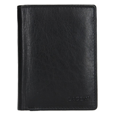 Pánská kožená peněženka Lagen Pavlov - černá