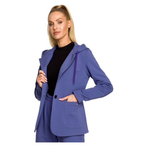 Made Of Emotion Dámský blejzr Damchoe M691 indigo Tmavě modrá