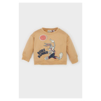 DEFACTO Baby Boy Space Jam Regular Fit Crew Neck Soft Furry Thin Sweatshirt