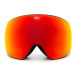 HORSEFEATHERS Snowboardové brýle Scout - black/mirror red BLACK