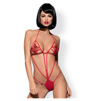 OBSESSIVE Dámské body Luiza teddy red