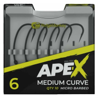 Ridgemonkey háček ape-x medium curve barbed 10 ks - velikost 8