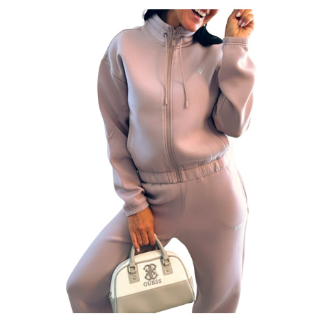 Dámská mikina GUESS Cecilia V4BQ14 latté | hnědá