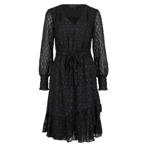 Bonprix BPC SELECTION šifonové šaty s metalickou nitkou Barva: Černá, Mezinárodní