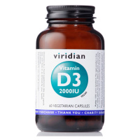 EXP 19/6/2023 - Vitamin D3 2000iu - Viridian Množství: 60 kapslí