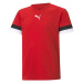 Puma TEAMRISE JERSEY TEE Dětské fotbalové triko, červená, velikost