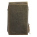 Hide & Stitches Zelená kabelka na mobil z pravé kůže „Freya“