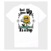 Don't Grow Up cotton T-shirt - White