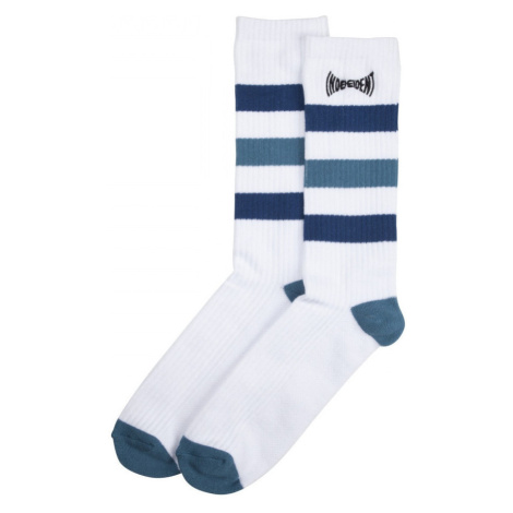 Independent Span stripe socks Bílá