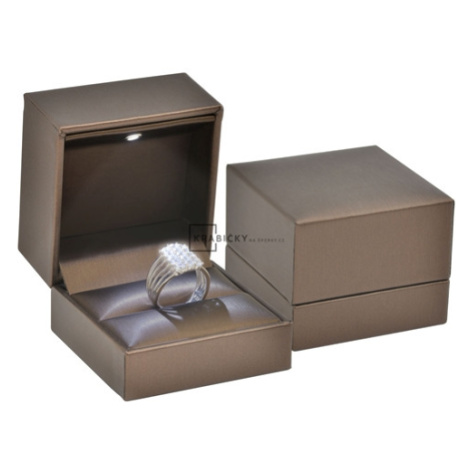 Luxusní krabička na prsten s LED osvětlením ZK-2/L/A21 JKbox