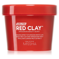 Missha Amazon Red Clay™ čisticí maska pro redukci kožního mazu a minimalizaci pórů s jílem 110 m