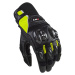 Pánské moto rukavice LS2 Spark 2 Leather Black H-V černá/fluo žlutá