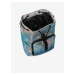 Růžovo-modrý dámský vzorovaný batoh VANS X Moma Monet Claude