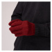 Vasky vlněné rukavice Merino Red - Pánské rukavice červené z merino vlny česká výroba ze Zlína
