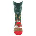 Vánoční ponožky Boma - Rudy, tmavě zelená Barva: Zelená