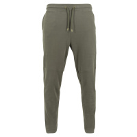 Pánské tepláky // Urban Classics Tapered Interlock Sweatpants olive