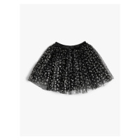 Koton Starry Tutu Skirt Pleated Puffy