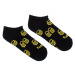 Kotníkové ponožky Na zdraví černé Fusakle