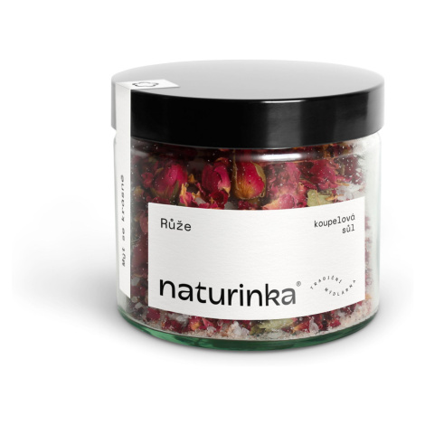 Koupelová sůl růže 250 ml | Naturinka