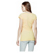 Guess USA dámské tričko Harpa Tropical žluté