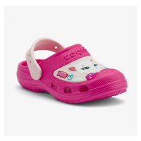 Coqui MAXI 9382 Dětské sandály TTF Lt. fuchsia/Candy pink