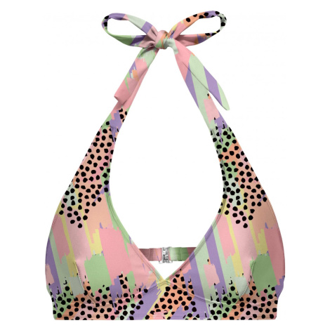 Dámské plavky vrchní díl Mr. GUGU & Miss GO PASTEL DOTS HALTER NECK