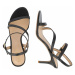 Lauren Ralph Lauren Páskové sandály 'LANDYN' černá