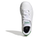 Juniorská rekreační obuv ADIDAS Advantage Court Jr cloud white green core black