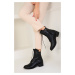 Soho Women's Black Boots & Bootie 18680