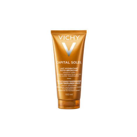 Vichy Capital Soleil Hydratační samoopalovací mléko na obličej a tělo 100 ml