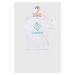 Dětské bavlněné tričko Columbia Mission Lake Short Sleeve Graphic Shirt bílá barva