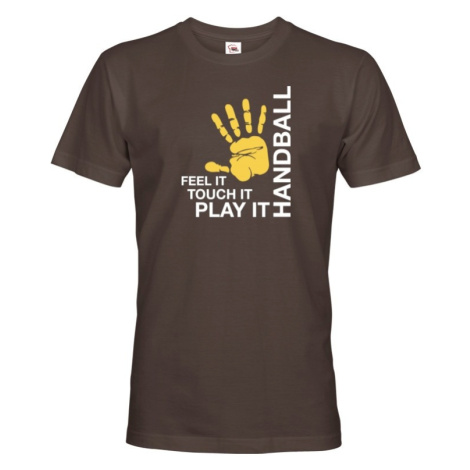 Pánské tričko pro házenkáře s potiskem Feel touch play - skvělý dárek BezvaTriko