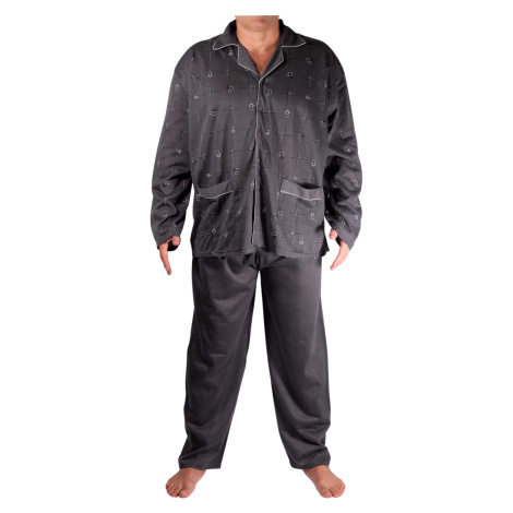 Bohumil propínací pyžamo dlouhé F-791-71 světle zelená