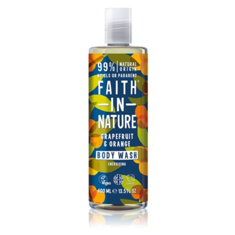 Faith In Nature Grapefruit & Orange energizující sprchový gel 400 ml