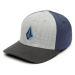 Kšiltovka Volcom Full Stone Hthr Flexfit Hat Smokey modrá