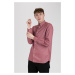 Tommy Hilfiger Shirt - FLEX JEWEL HOUNDSTOOTH SHIRT burgundy-pink