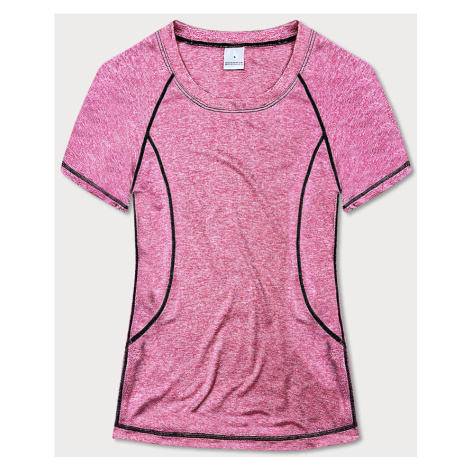 Růžové dámské sportovní tričko T-shirt (A-2158) Made in Italy