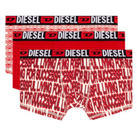 Spodní prádlo diesel umbx-damien 3-pack boxer-sho červená