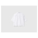 Benetton, Short Shirt In Pure Linen