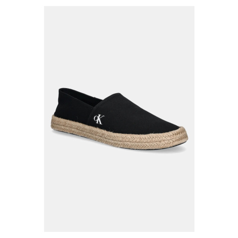Espadrilky Calvin Klein Jeans INJ ESPADRILLE CV černá barva, YM0YM01251