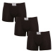 3PACK pánské boxerky Styx long klasická guma černé (F9606060)