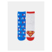 Sinsay - Sada 2 párů ponožek Superman - Světle šedá