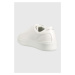 Kožené sneakers boty Karl Lagerfeld MAXI KUP bílá barva, KL52215