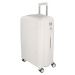 Cestovní plastový kufr Voyex velikosti M, bílý