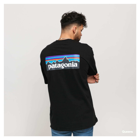 Patagonia M's P6 Logo Responsibili Tee Black