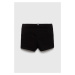 Dětské kraťasy Puma ESS+ Shorts TR G černá barva, s potiskem, nastavitelný pas